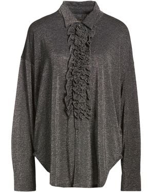 Momoní Shirt Polyester, Viscose, Polyamide, Metallic Fiber, Elastane - Gray