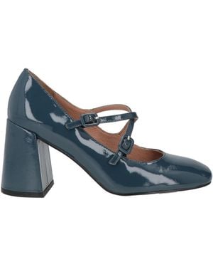 Bibi Lou Slate Pumps Leather - Blue