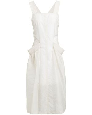 Low Classic Midi Dress - White