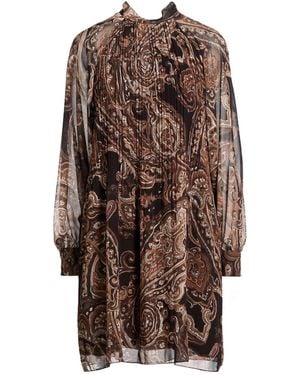 Kaos Mini Dress - Brown