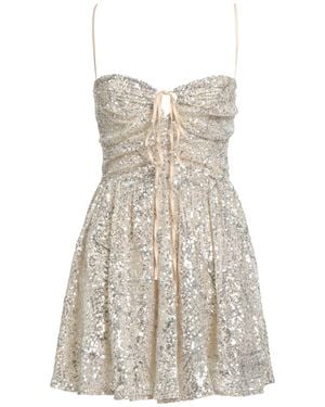 Aniye By Mini Dress Polyester, Elastane - Natural