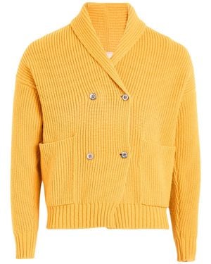 Drumohr Cardigan Lambswool - Yellow