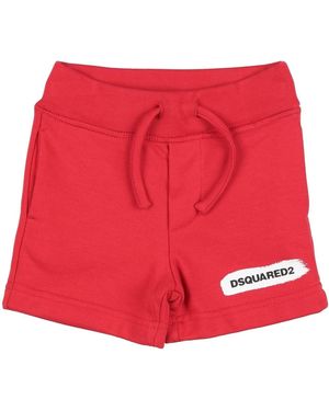 DSquared² Shorts & Bermuda Shorts Cotton - Red