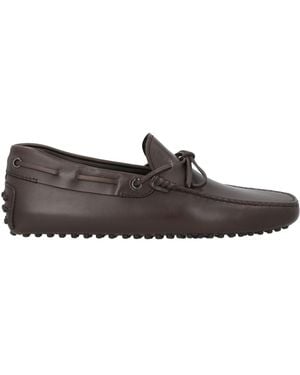 Tod's Loafers Leather - Grey