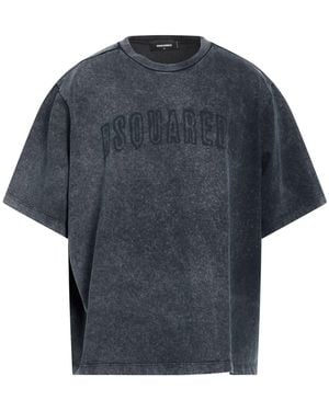 DSquared² Charcoal T-Shirt Cotton - Blue