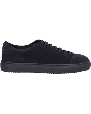 Doucal's Midnight Sneakers Leather - Blue