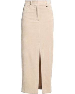 Dixie Maxi Skirt Polyester, Polyamide, Elastane - Natural
