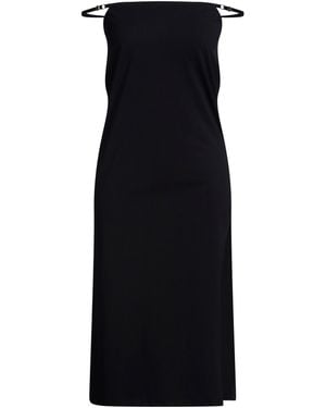 Patrizia Pepe Midi-Kleid - Schwarz