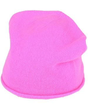 Kangra Fuchsia Hat Wool, Cashmere - Pink