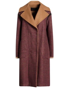 Moorer Coat Wool, Polyamide, Cotton - Purple