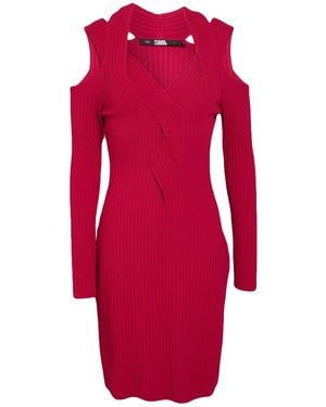 KARL LAGERFELD Minivestido - Rojo