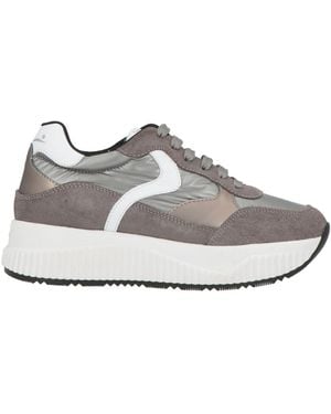 Voile Blanche Sneakers Leather, Textile Fibers - Gray