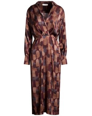 Manila Grace Midi-Kleid - Rot