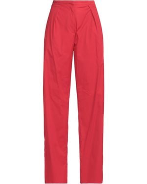 Marella Trousers Cotton, Polyamide, Elastane - Red