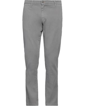 Daniele Alessandrini Trousers Cotton, Elastane - Grey