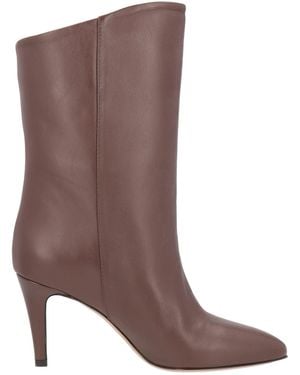 The Seller Chocolate Ankle Boots Leather - Brown