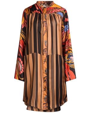 La Prestic Ouiston Mini Dress Silk - Orange