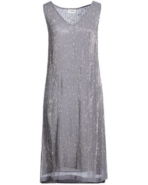 P.A.R.O.S.H. Midi Dress Viscose - Gray