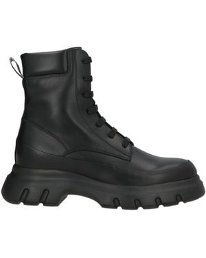 Voile Blanche Ankle Boots Leather - Black
