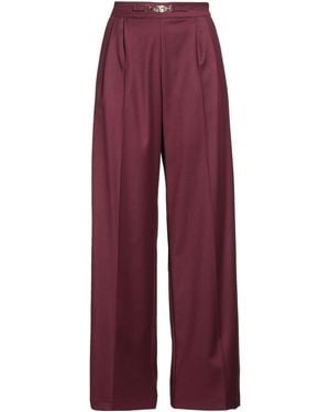 Gaelle Paris Pants Polyester, Metal, Rayon - Red
