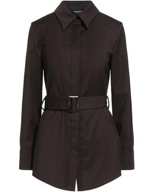 Dondup Shirt Polyester, Virgin Wool, Viscose, Elastane - Black