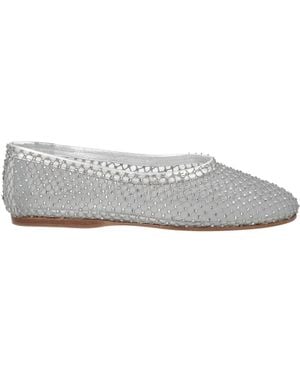 forte_forte Ballet Flats Textile Fibers - Gray