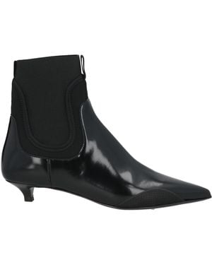 THEORY PROJECT Ankle Boots Leather, Synthetisches Material - Black