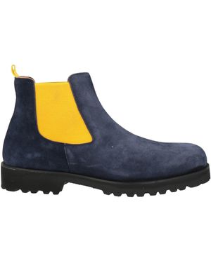Wexford Ankle Boots Leather - Blue