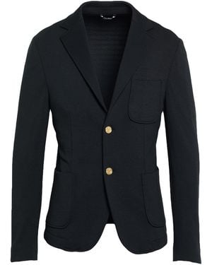Daniele Alessandrini Blazer Polyester, Viscose, Elastane - Blue