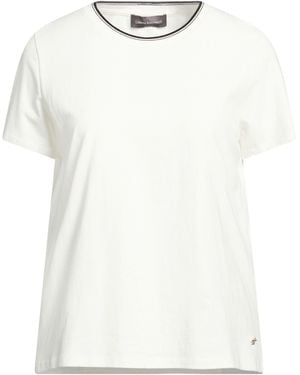 Lorena Antoniazzi T-Shirt Cotton, Elastane, Polyamide - White
