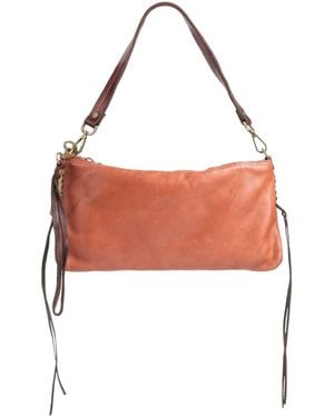 Caterina Lucchi Tan Handbag Calfskin, Cowhide - Pink