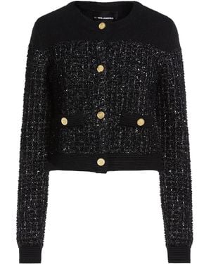 KARL LAGERFELD Cardigans - Black