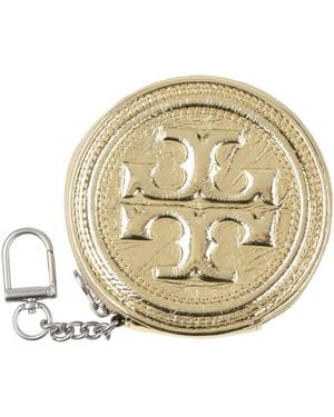 Tory Burch Coin Purse Leather - Metallic