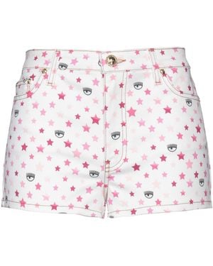 Chiara Ferragni Denim Shorts - White