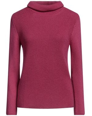 Amina Rubinacci Turtleneck Wool - Purple