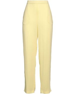 Fabiana Filippi Trousers Viscose, Elastane - Yellow