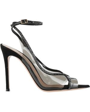 Gianvito Rossi Sandals Leather, Plastic - Metallic