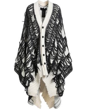 Isabel Benenato Cape - White