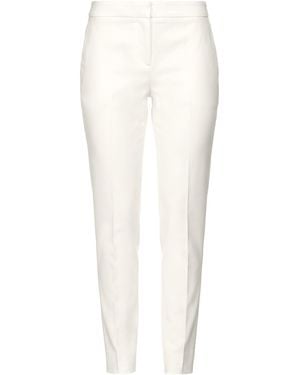 Emporio Armani Pants Cotton, Polyester, Elastane - White