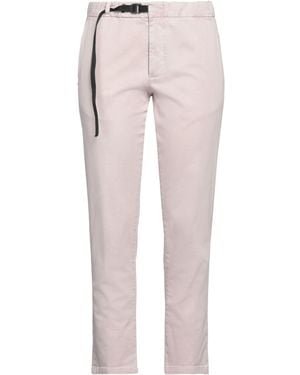 White Sand Pants - Pink