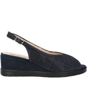 Melluso Sandals Textile Fibers - Blue