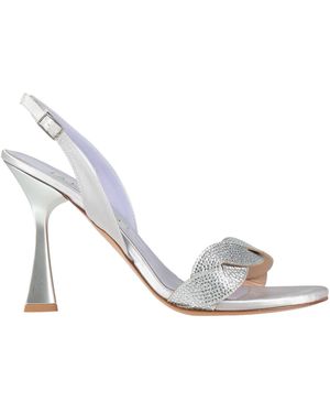 Albano Sandals Textile Fibers - White