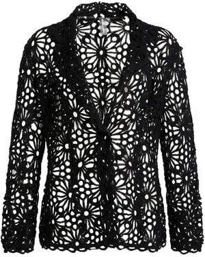 Norma Kamali Overcoat & Trench Coat - Black