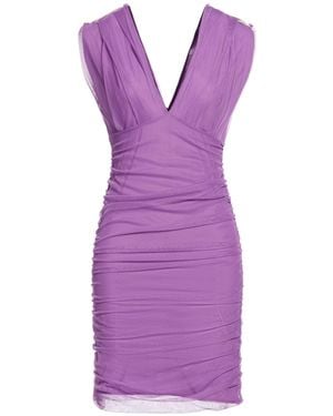 Siste's Mini Dress Polyester, Elastane - Purple