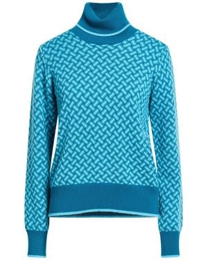 Drumohr Turtlenecks - Blue