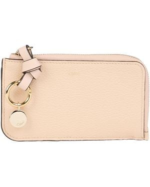 Chloé Wallet Leather - Natural