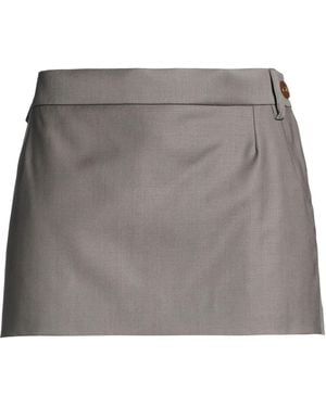 Vivienne Westwood Mini Skirt Virgin Wool - Grey