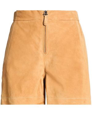 Tod's Camel Shorts & Bermuda Shorts Calfskin - Orange