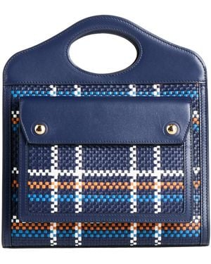 Burberry Handbag Calfskin - Blue