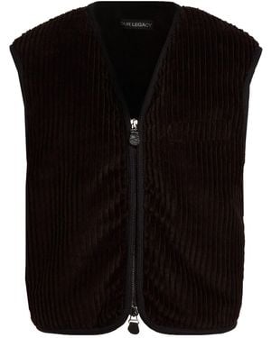 Our Legacy Vest Cotton - Black